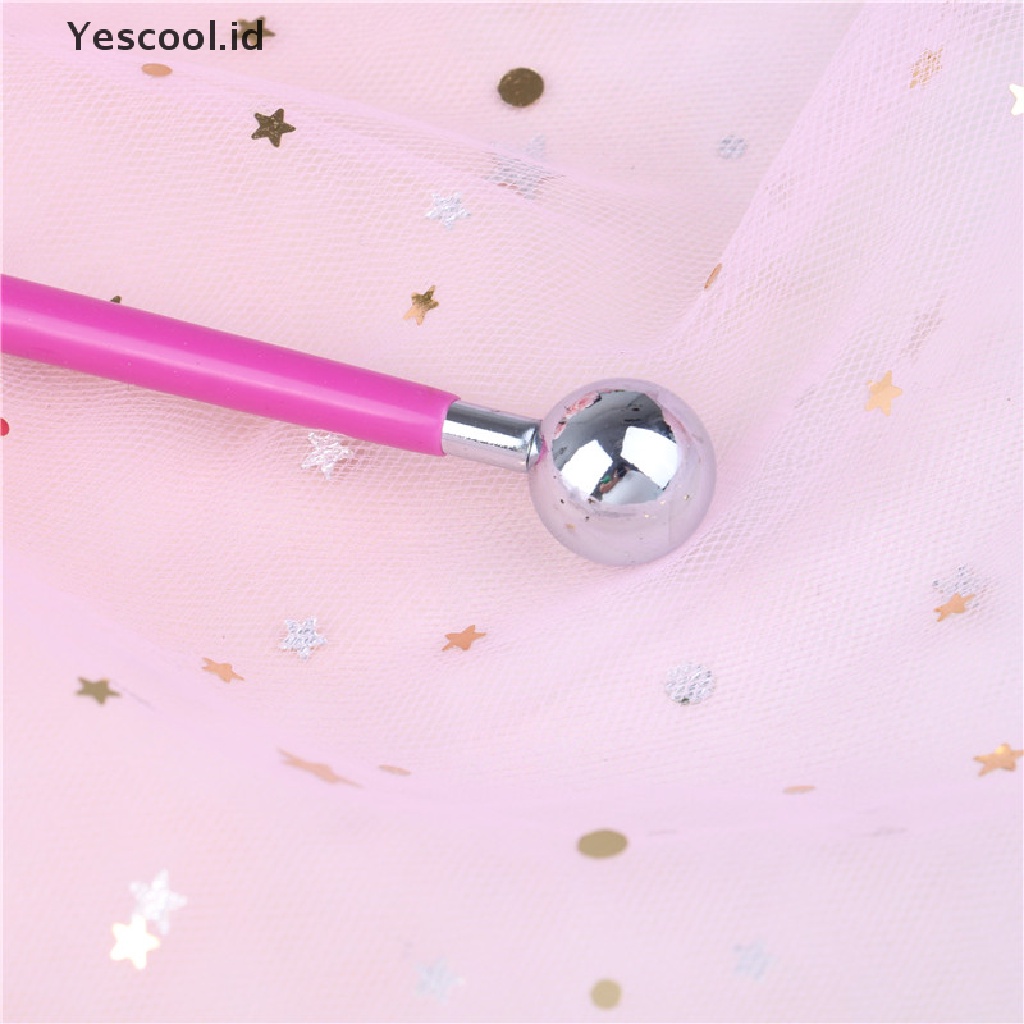 【Yescool】 4 PCS Fondant Cake Decorating Pen Metal Ball Flowers Sugar Craft Modelling Tools .