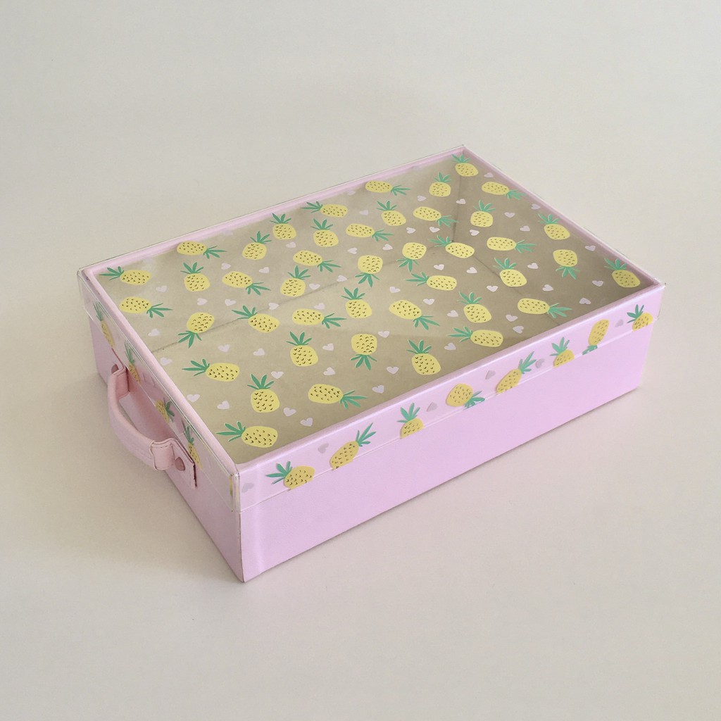 

Kotak Akrilik Souvenir Hampers Gift Kado Hadiah Pineapple Acrylics Box