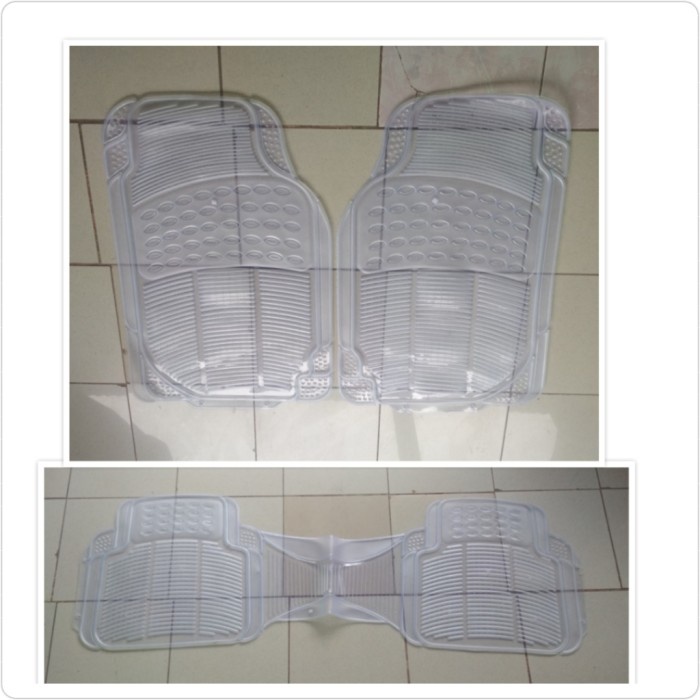 Karpet Mobil Universal Putih Transparan