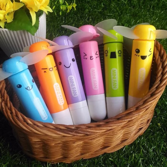 Set Pulpen & Kipas angin manual putar Fancy