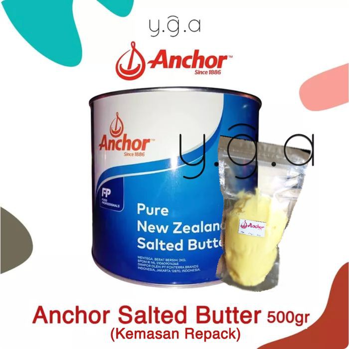 Eksklusif Anchor Salted Butter Anchor Butter Mentega Anchor 500gr Murah
