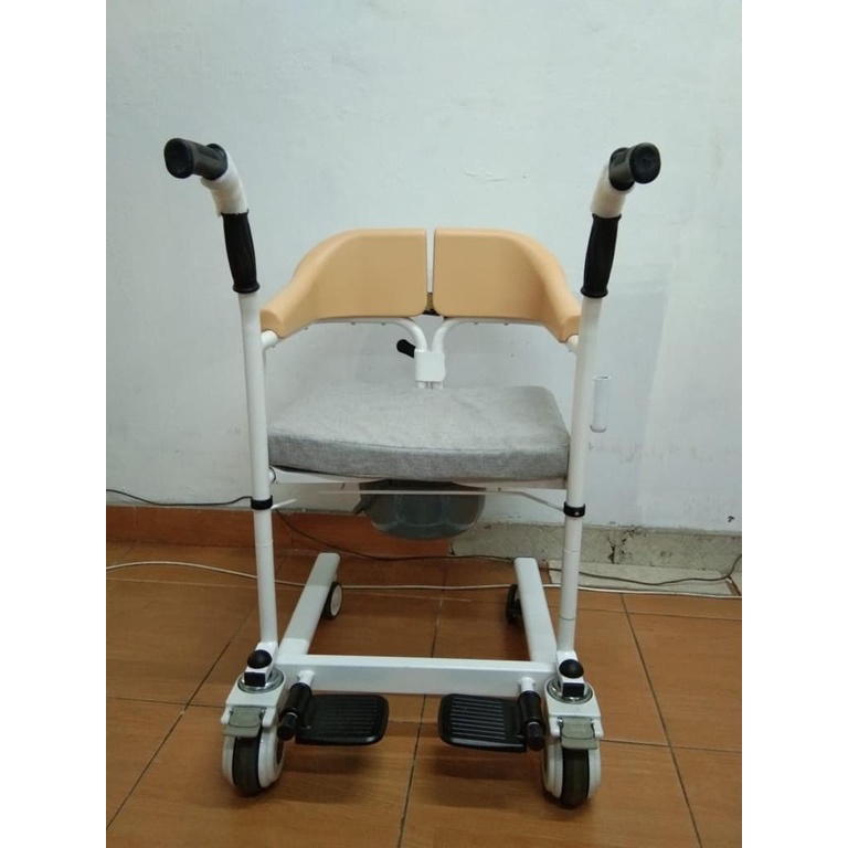 Kursi Roda Transfer Pasien BAB + Mandi Commode Chair Juara