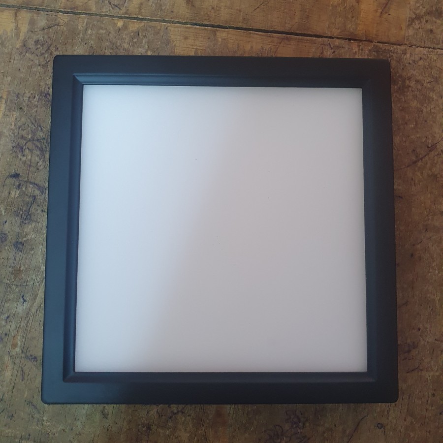 LAMPU DOWNLIGHT LED PANEL POWER 15W BODY HITAM 12W OUTBOW ISOLATED DRIVER PREMIUM QUALITY