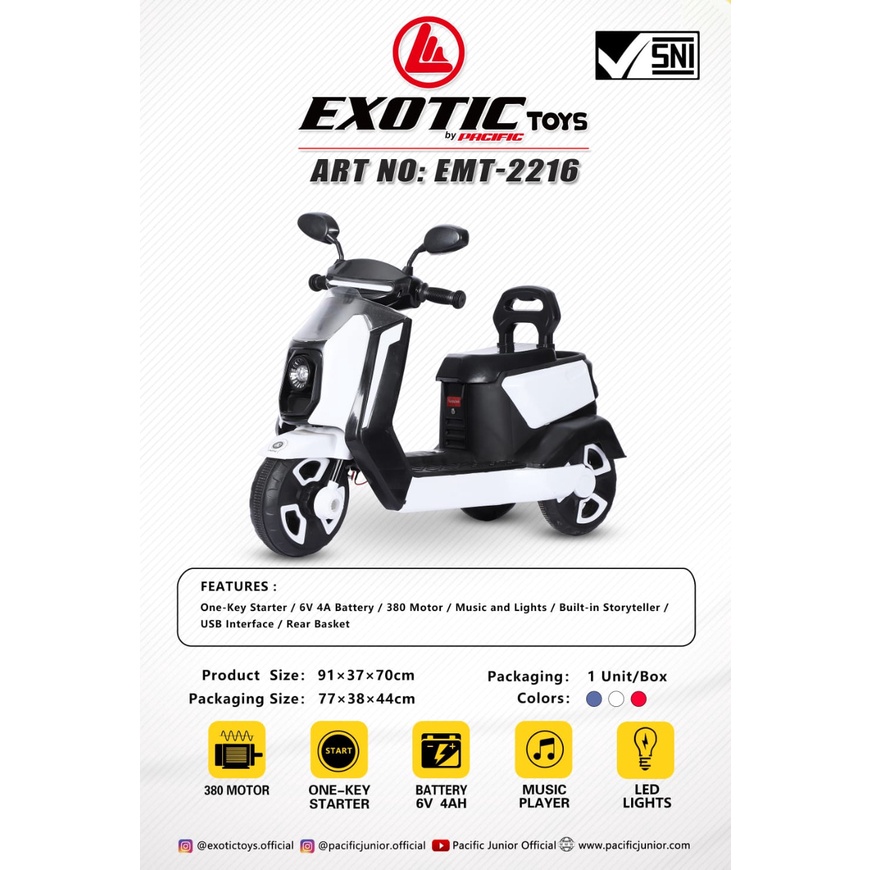 MOTOR AKI EXOTIC EMT 2216