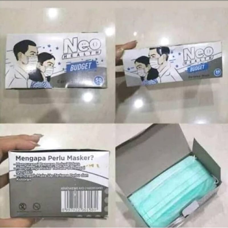 masker medis dewasa Neo hijab