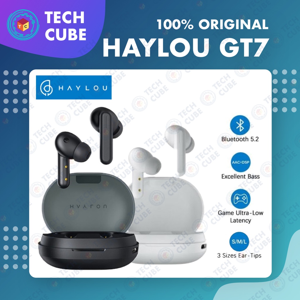 Haylou GT7 TWS Wireless Earphone Headset Bluetooth Alt GT1 GT5 GT6 Pro