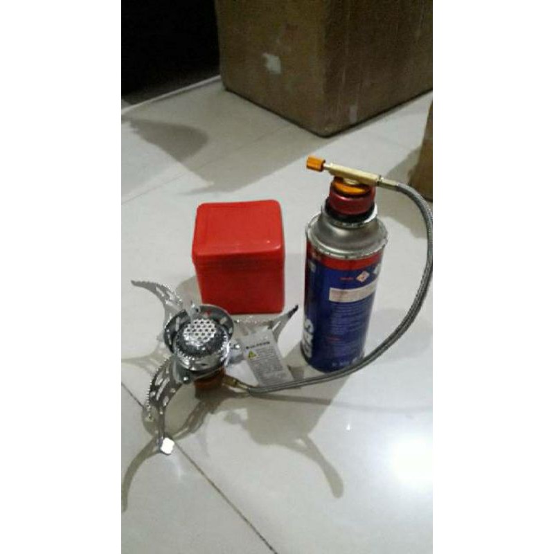 ADAPTOR KONEKTOR KOMPOR Tabung Gas Kaleng/ Kompor Camping / Kompor mini Gas Camping Aluminium Alloy