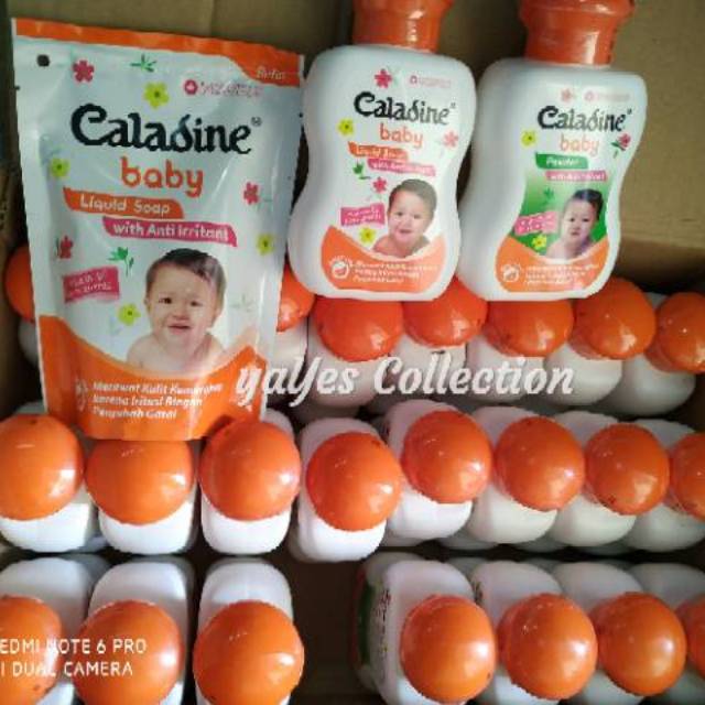 Caladine botol 200 refill 210 ml sabun cair bayi anti iritasi gatal liquid soap anti irritant baby