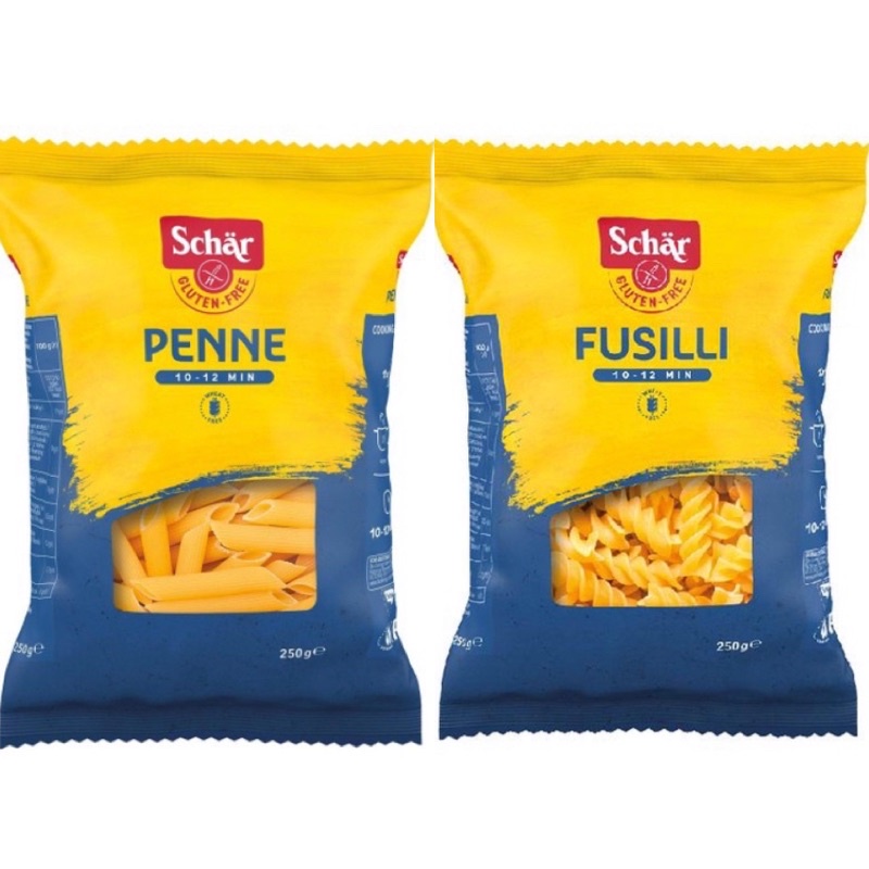 

Schär Fusilli Pasta 250gr/Schär Penne Pasta 250gr/Schär/Fusilli/Pasta/Penne/Gluten Free