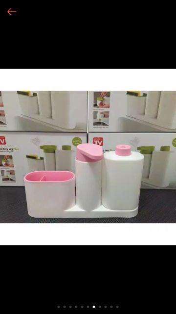 Dispenser Sabun Cuci Tangan Dan Cuci Piring Sink Organizer