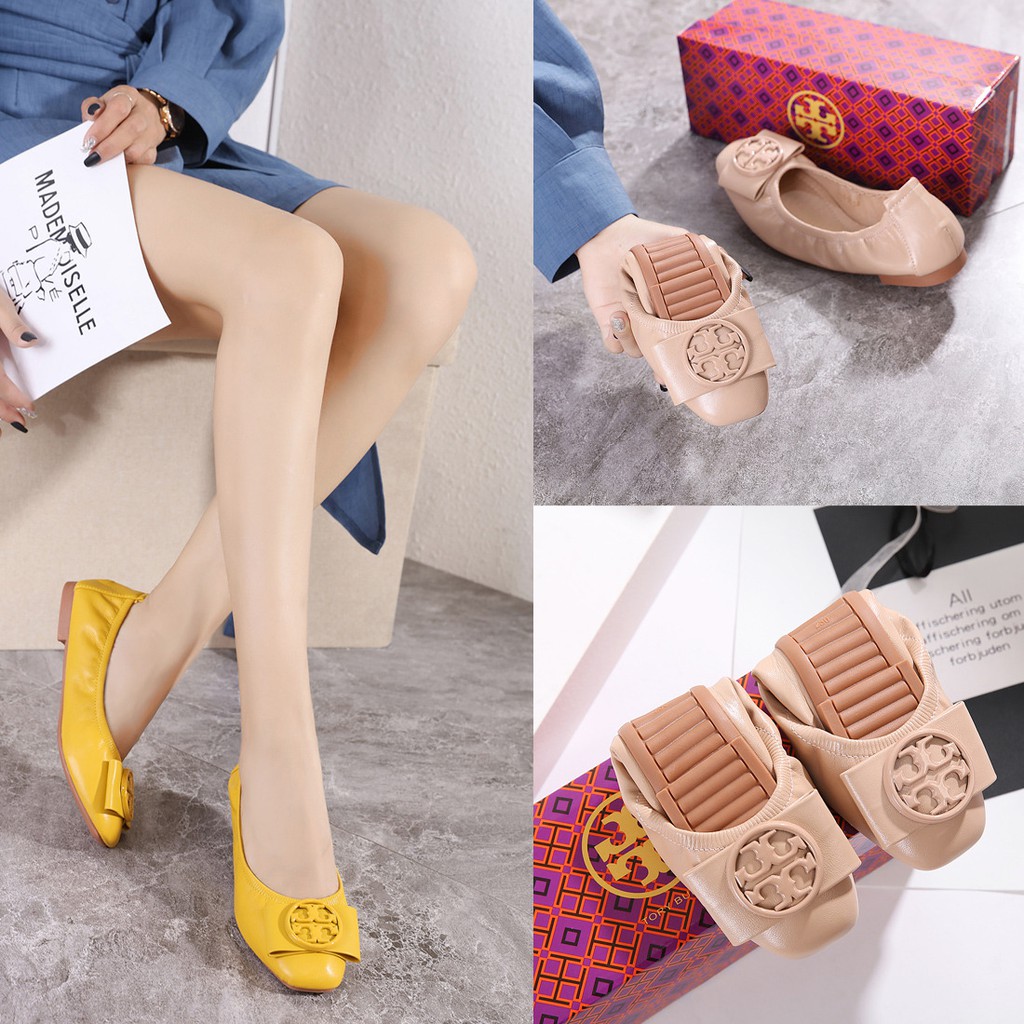 Caroline Logo Ballet Flats Shoes 789-84