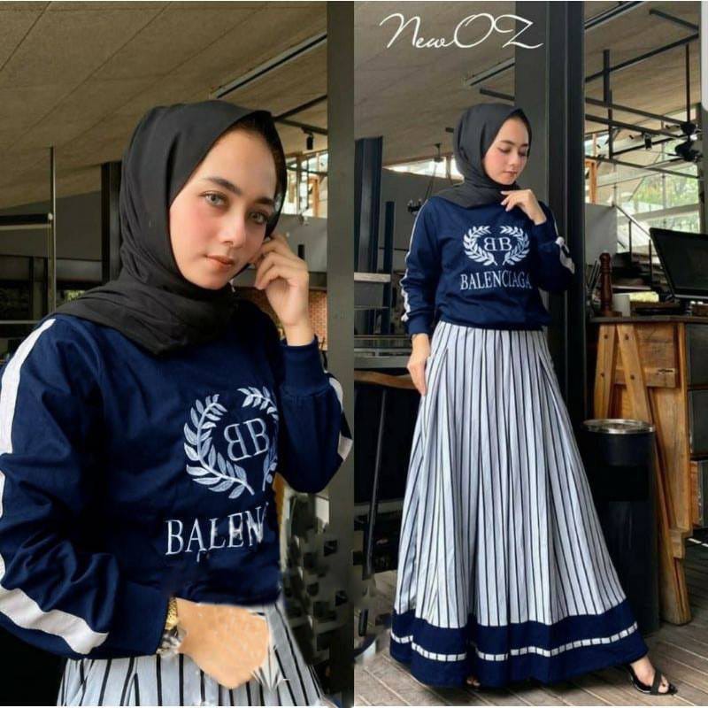 D16 set rok bcg bhn babyterry atasan ld108cm +rok spandek salur kombi babyterry LP max 102c