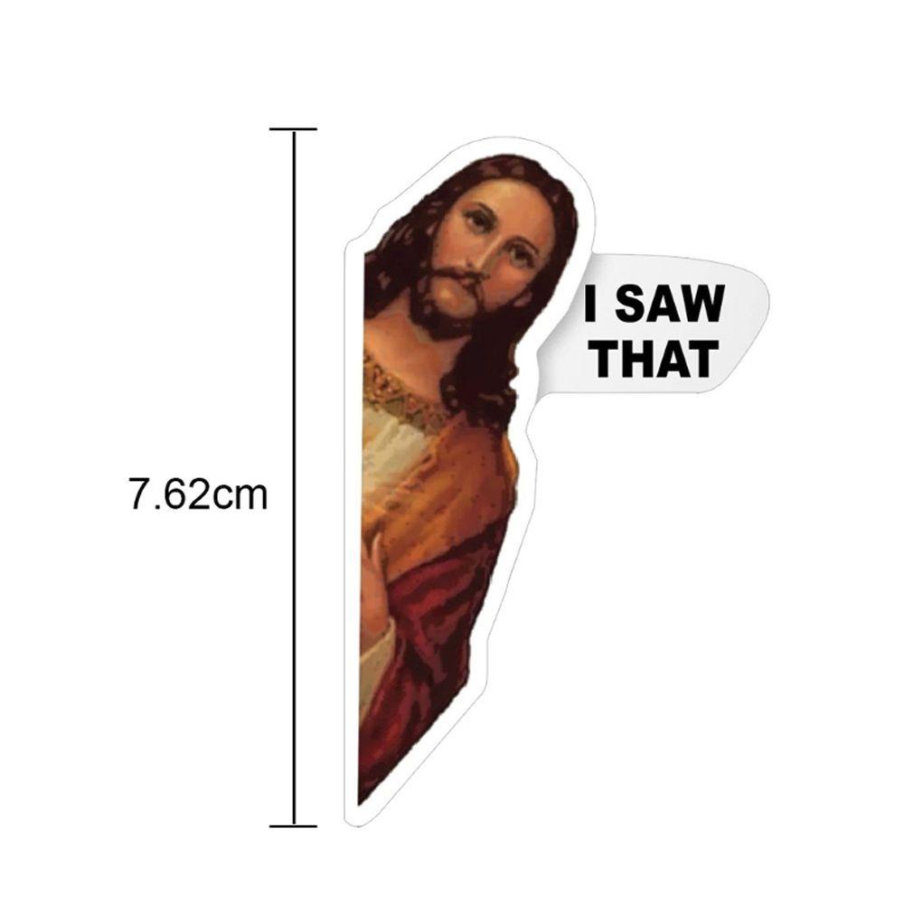 Chookyy Vinyl Decal Stiker Tahan Air Reflektif Auto Decal Yesus