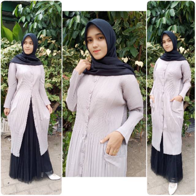 Tunik plisket bangkok