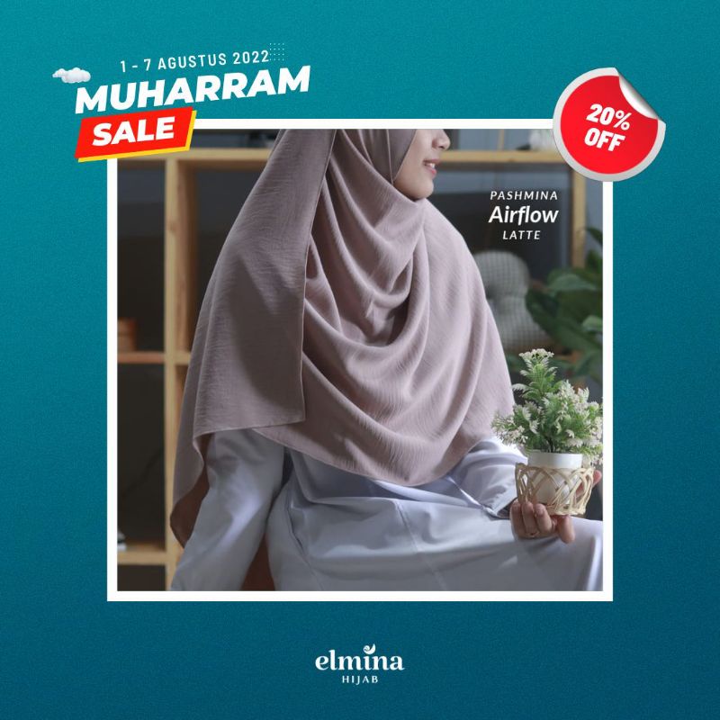 Pashmina Air flow by Elmina Hijab
