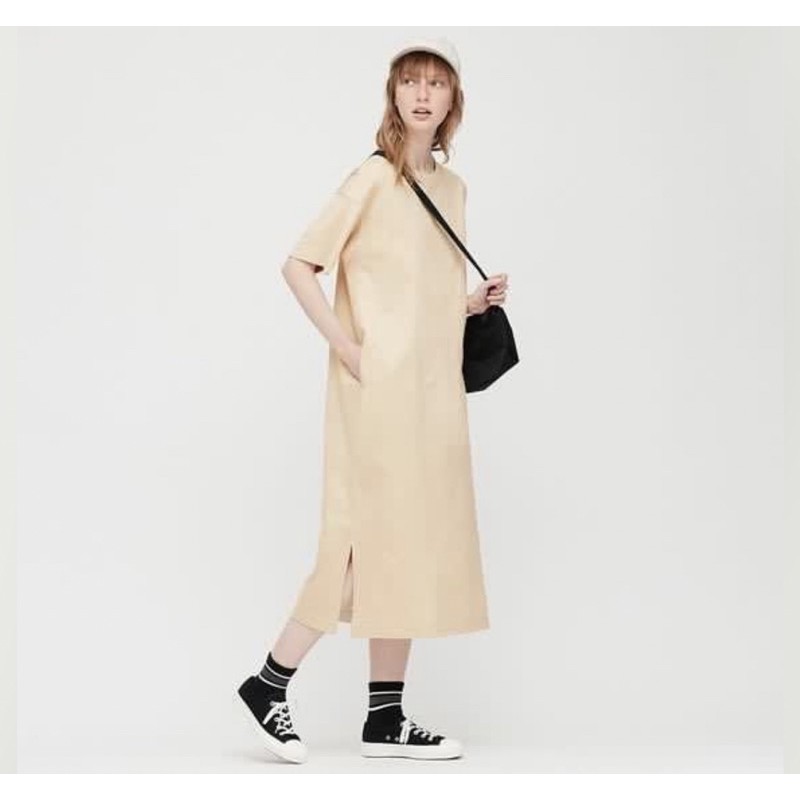 SPECIAL OFFER UNIQLO WOMEN GAUN T PANJANG MERCERIZED