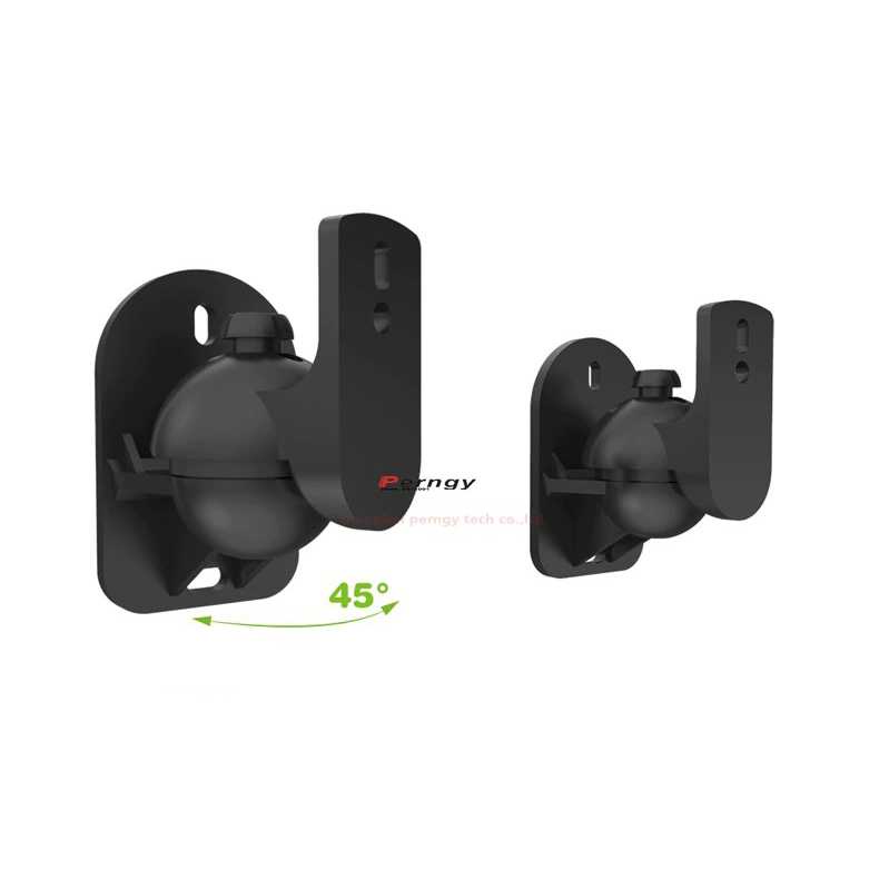 (100% BARANG ORI) D Mount Bracket Universal Sound Speaker Wall Mount 1 Pair - SW-03B