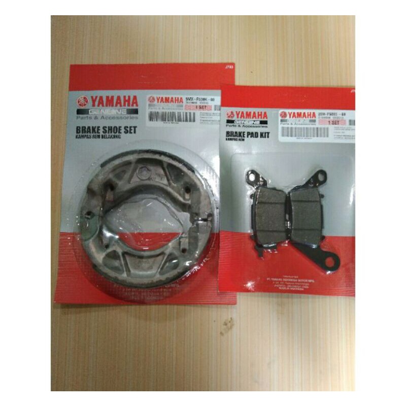 kampas Rem depan blkang Mio M3 fino125