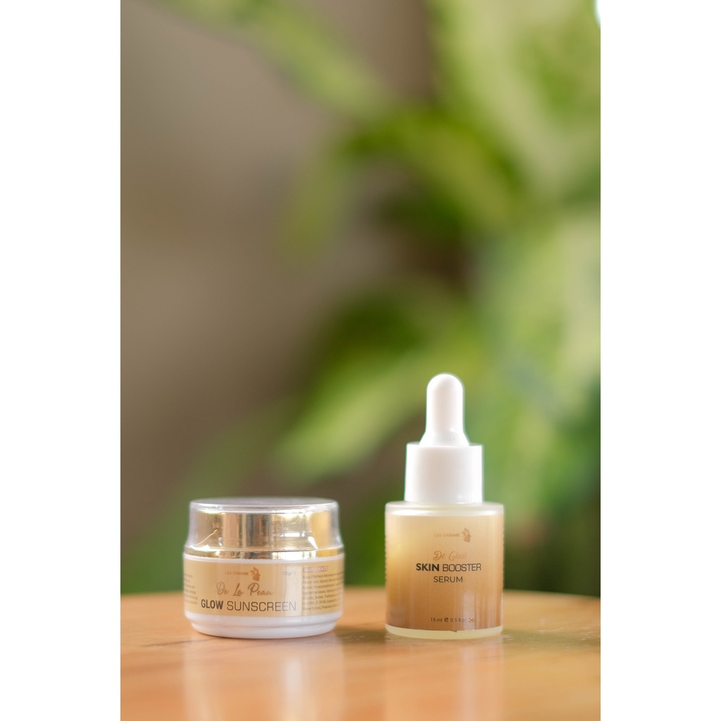 GLOW SUNSCREEN & DE GLASS SKIN BOOSTER SERUM