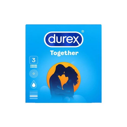 Durex Together / Kondom Durex Together / Alat Kontrasepsi Pria / Kondom