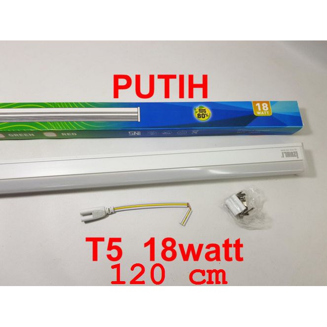 Lampu T5 led 18w putih izunli