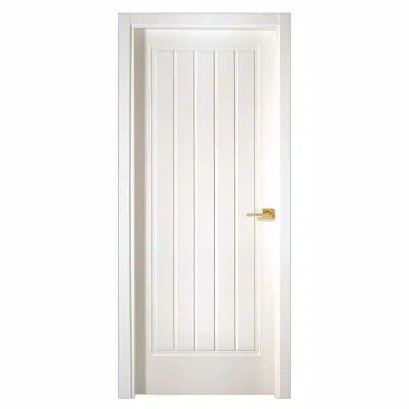 Kusen Pintu Single Berikut Daun Pintu Minimalis Elegant