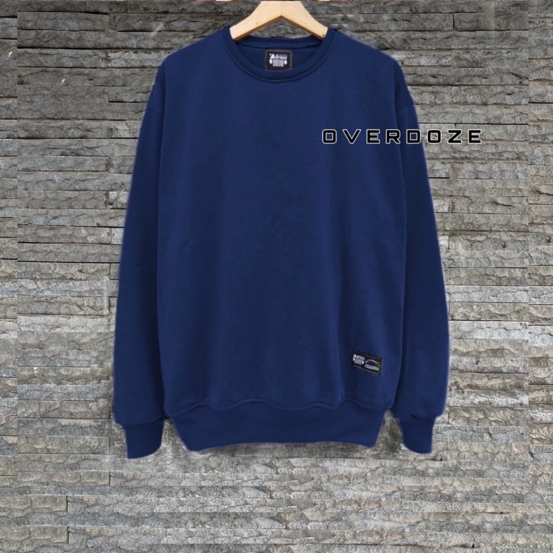 Sweater Crewneck Sweatshirt Polos Cowok Cewek Pria Wanita Terlaris