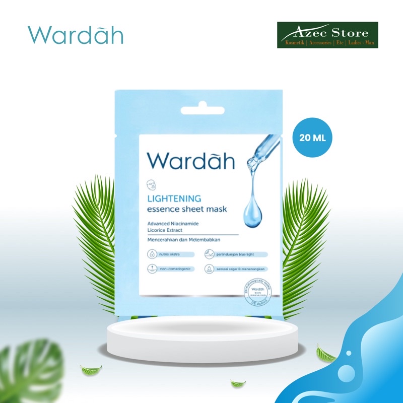 Wardah Lightening Essence Sheet Mask 20ml