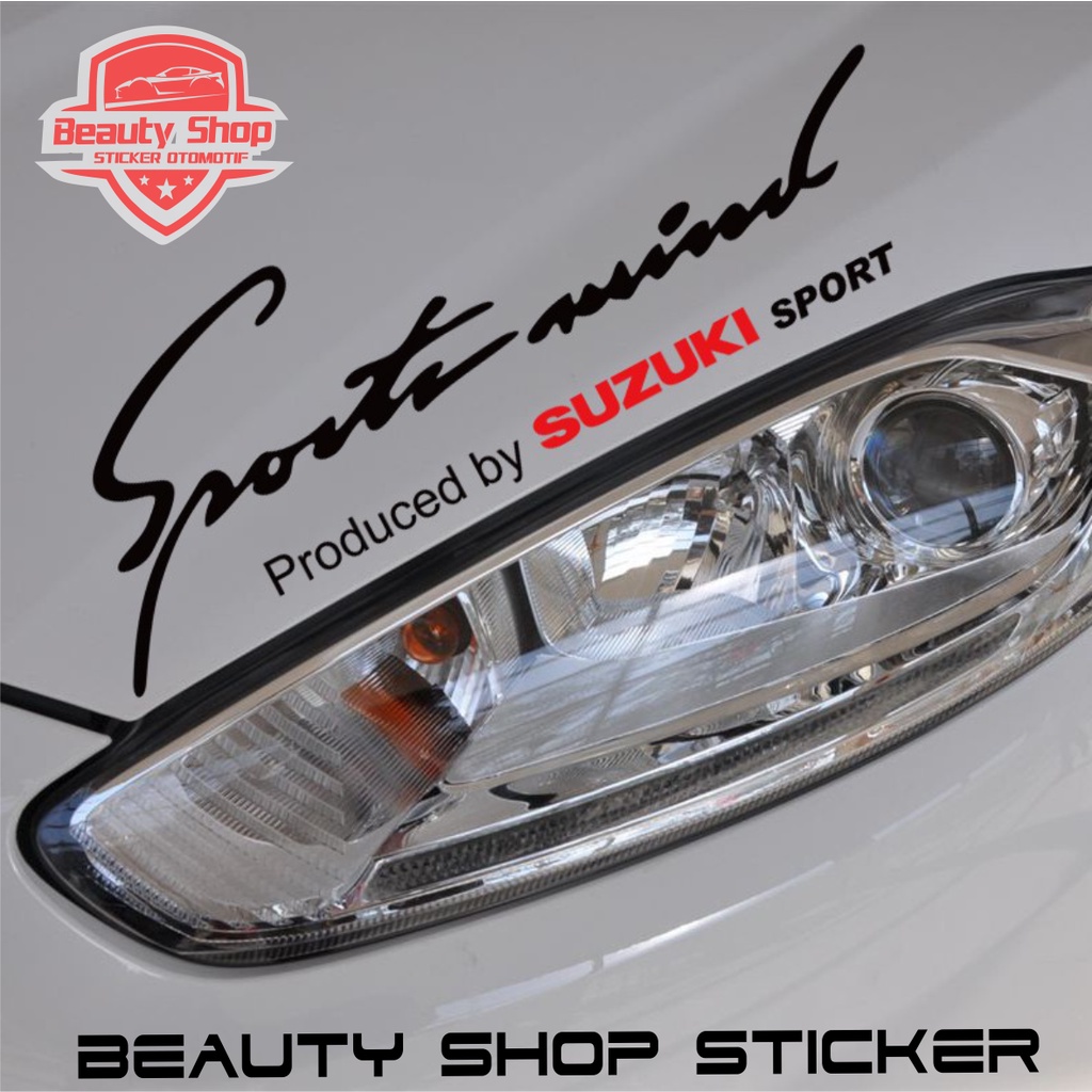 STIKER STICKER SPORTMIND SUZUKI ERTIGA BALENO SPORT IGNIS WAGON R X OVER JIMNY KAP