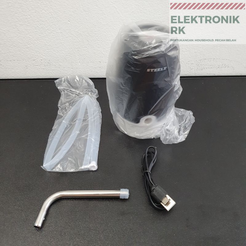 POMPA GALON AIR MINUM ELEKTRIK STEELE DP08