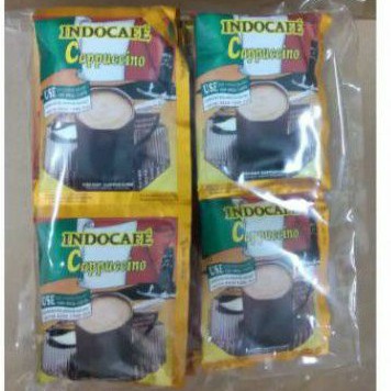 

Indocafe CAPPUCINO kopi bubuk cappucino ( 20 sachets x 25gr / pack ) 500gr.