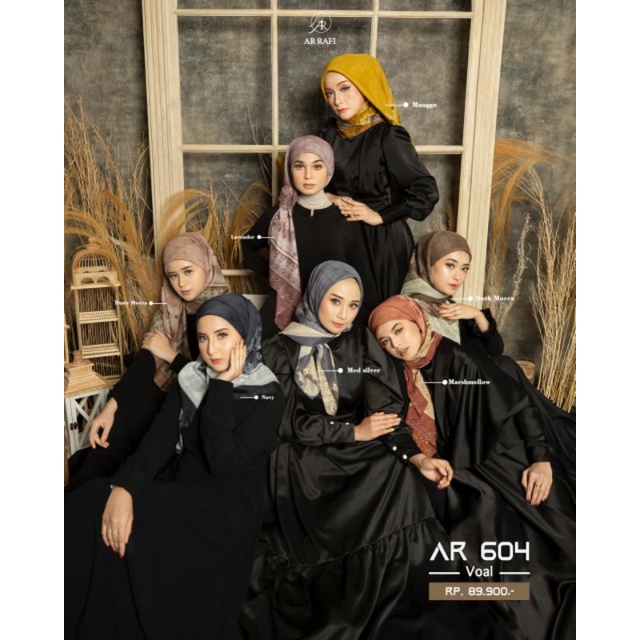 HIJAB SEGI EMPAT AR 604 ORIGINAL ARRAFI