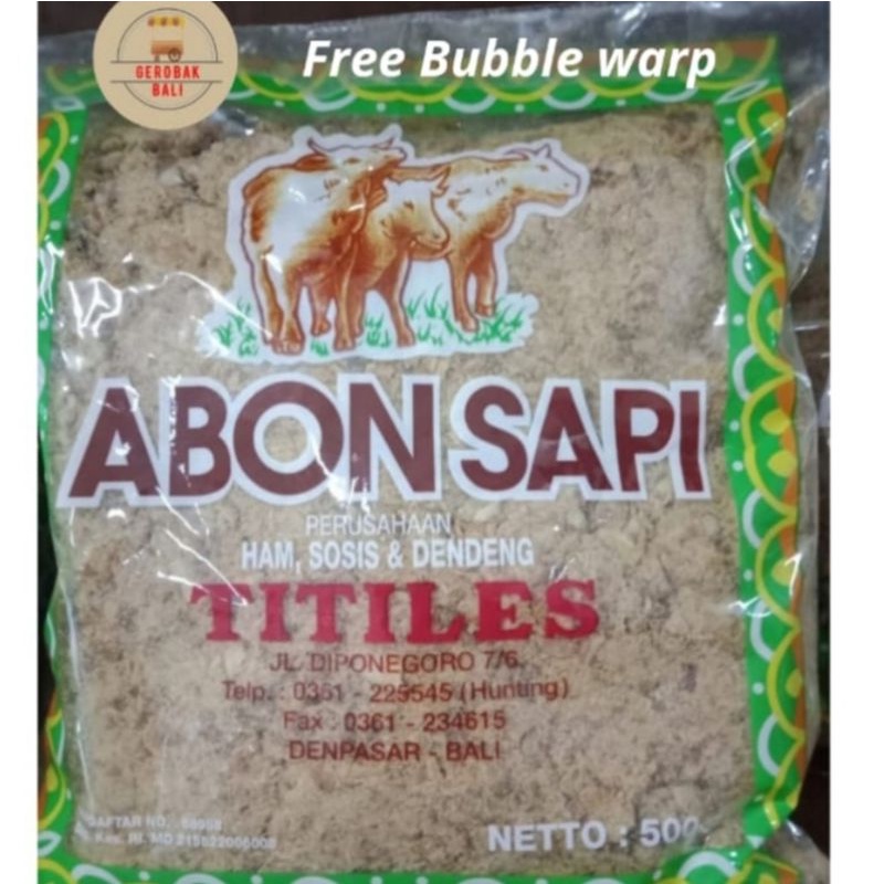 

ABON SAPI TITILES 500 GRAM.