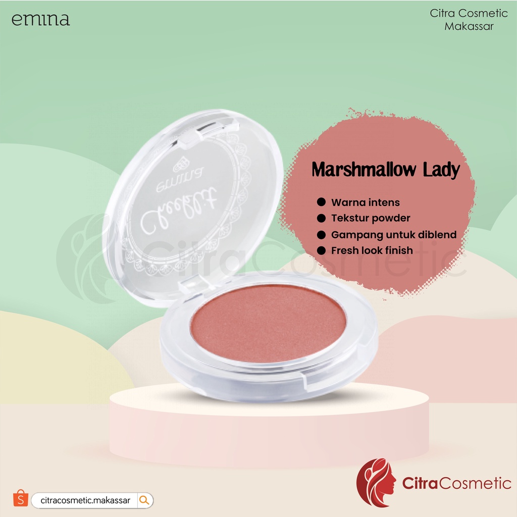 Emina Cheek Lit Pressed Blush 3.5 G