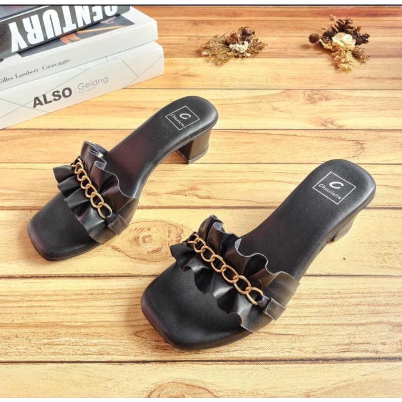 ABBUSHOES RY 12 hak tahu rempel rantai rifat 5cm