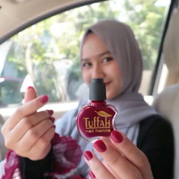 ERT.02Jl22ν - Tuffah nail henna kutek halal muslimah hena cat kuku kutek gel inai kuku kitek halal k
