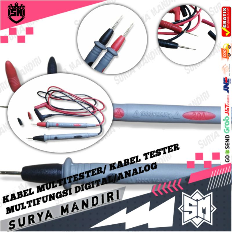 KABEL MULTITESTER/ KABEL TESTER MULTIFUNGSI DIGITAL/ANALOG  ABU-ABU