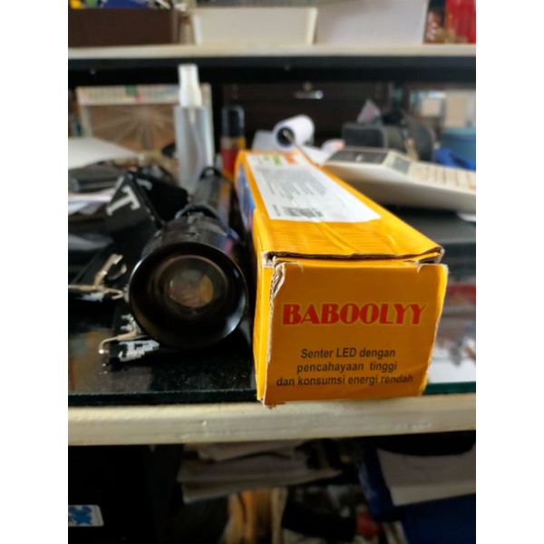 Senter Baboolyy besar jumbo hitam JL-3050A