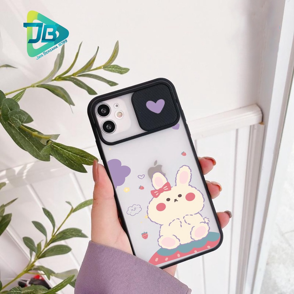 SOFTCASE SLIDE KAMERA BUNNY OPPO VIVO SAMSUNG XIAOMI REALME IPHONE ALL TYPE JB4963