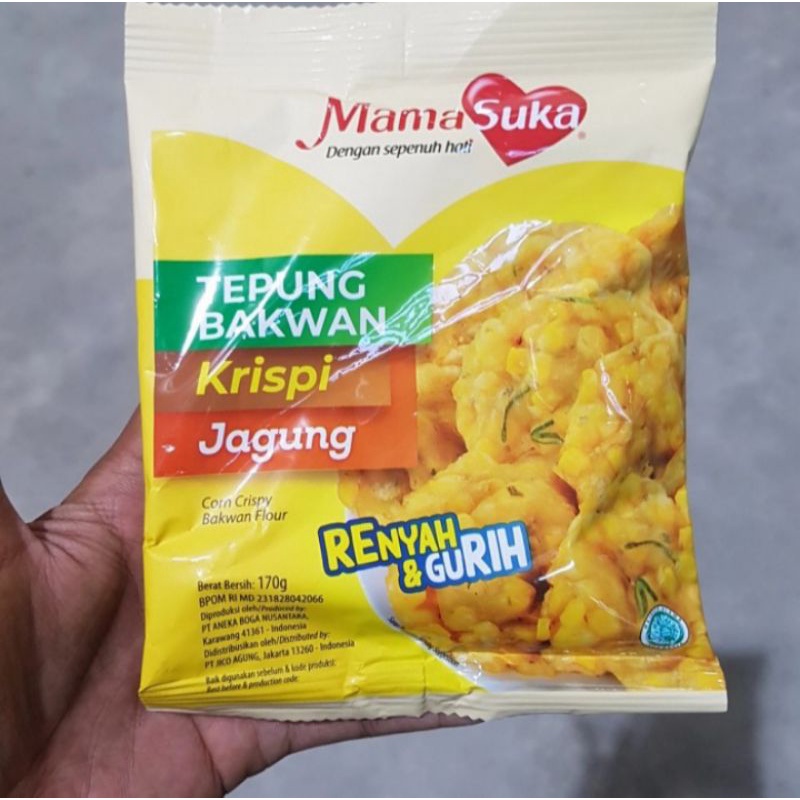 mama suka tepung bakwan jagung 180gr/tepung bumbu/com bakwan flor