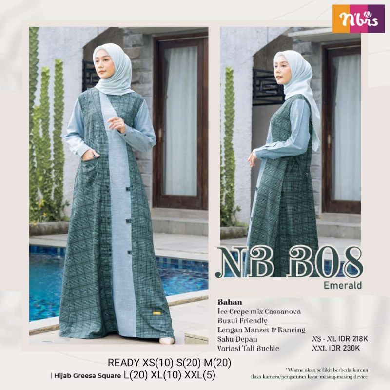 Gamis Nibras NB B08/Gamis Nibras Ori/Gamis Nibras New