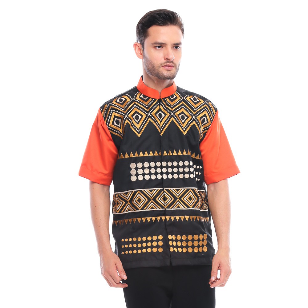 Baju Koko Pria Muslim Gus Azmi Syubbanul Muslimin Kombinasi Hadroh