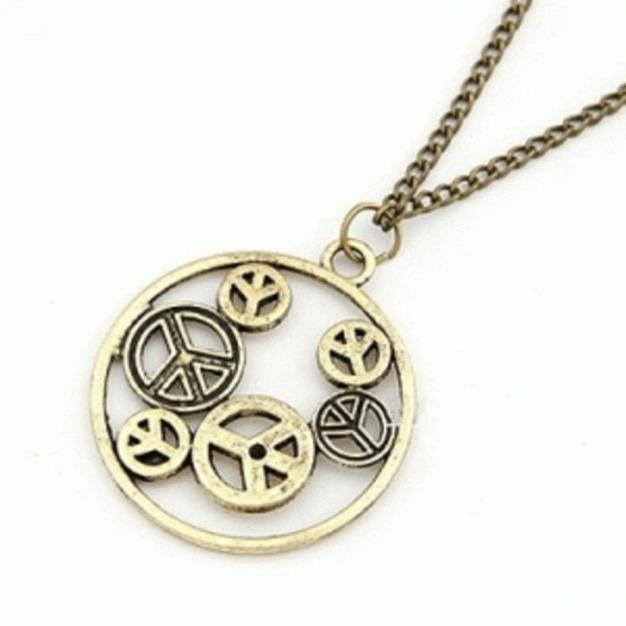 Kalung Peace Metal