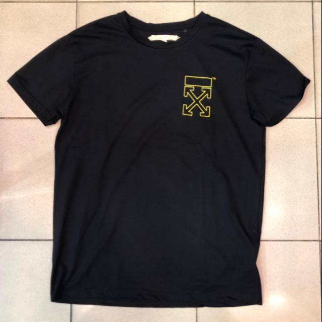 Kaos Tshirt Offwhite Fahrenheit Premium Quality (Black)