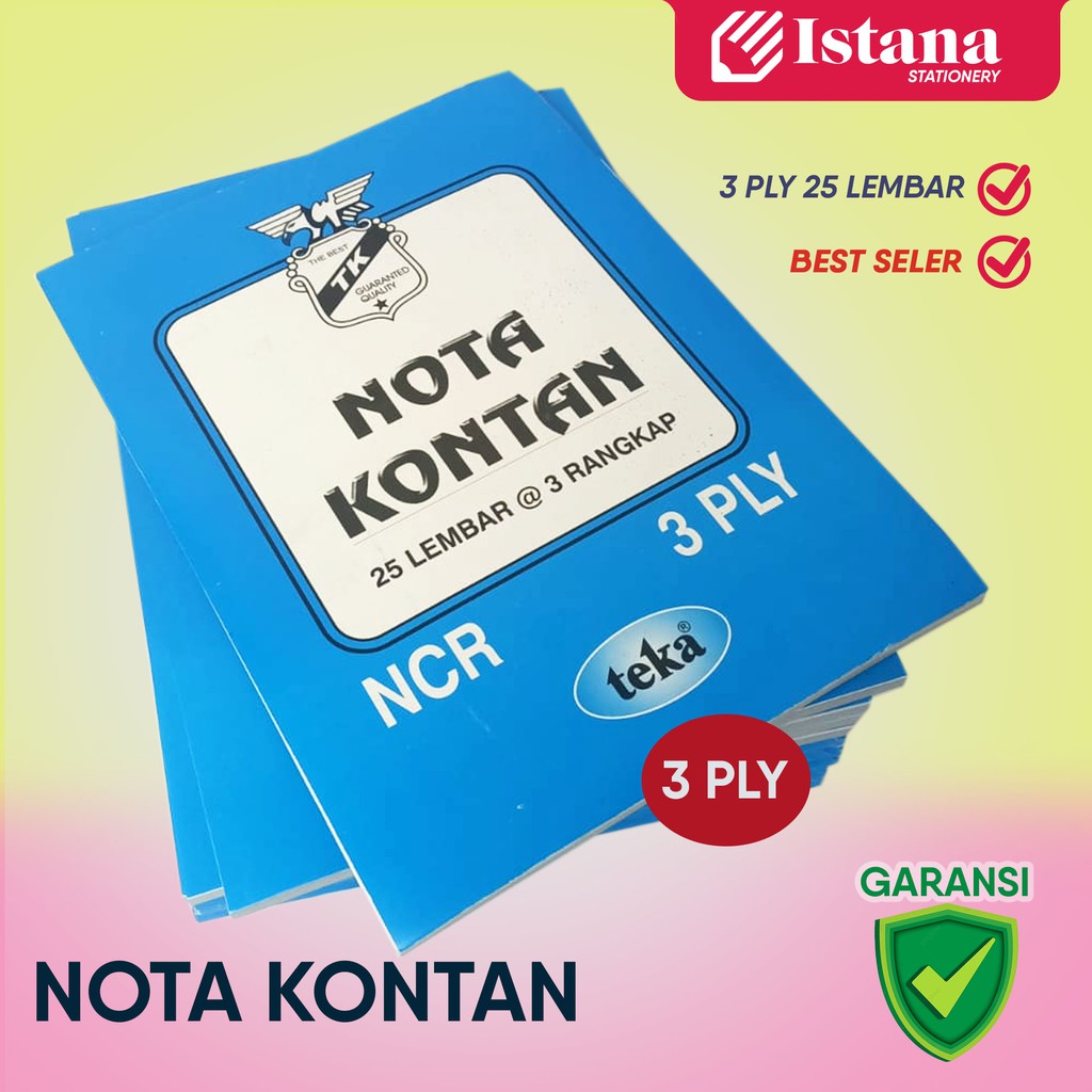 

[TERMURAH] BUKU NOTA NCR GELATIK BESAR 3 PLY