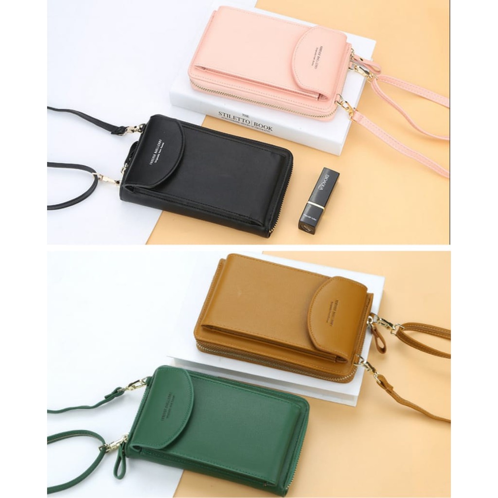 DOMPET SELEMPANG HP WANITA KULIT GRETTA BAELLERRY ORIGINAL TALI PANJANG IMPORT MURAH ORI KOREA CEWEK