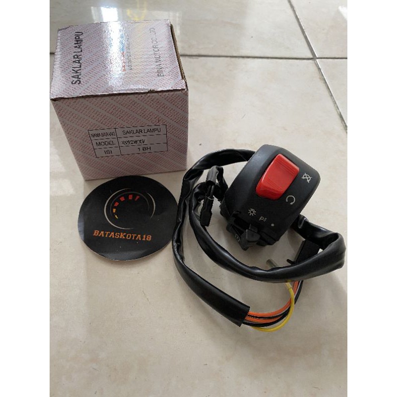 Saklar holder kanan rh thunder125 new thunder 125 new komplit