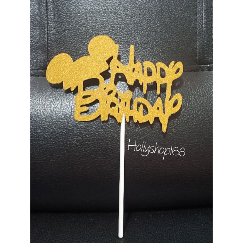 Cake Topper Happy Birthday /Topper kue ulang tahun/hiasan kue