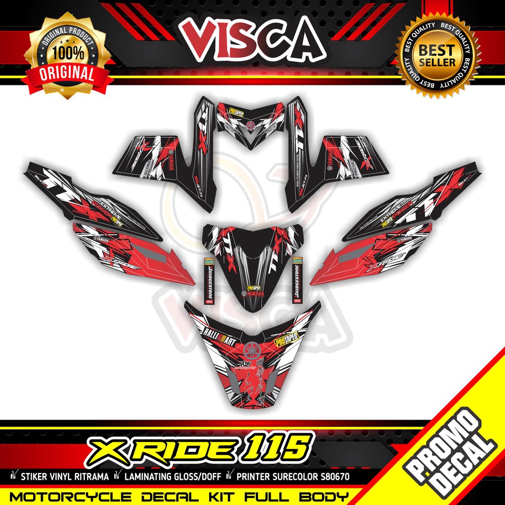 Decal Xride 115 Full Body Stiker Xride 115 Dekal Xride 115 TTX Thailand