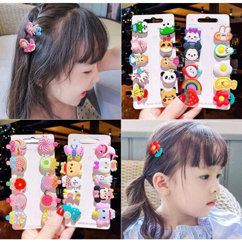 Jepit rambut anak beraneka motif terbaru cantik sekali